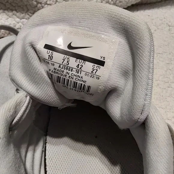 Nike Flex Experience RN 8 Light Grey & White Women's Running Shoes Sz 10 - Picture 7 of 7